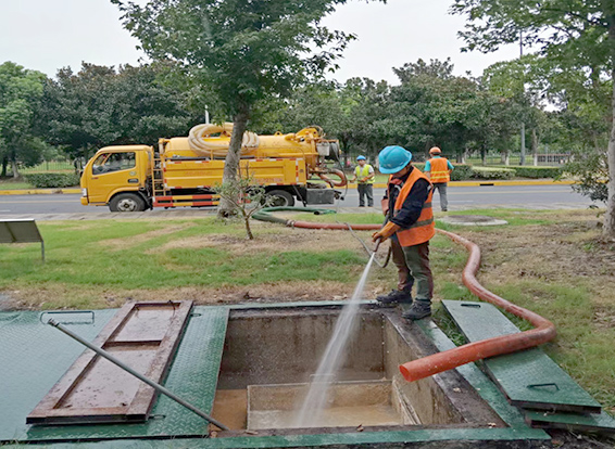 甘谷化油池清理